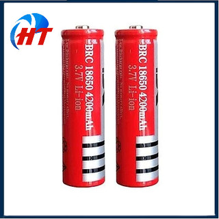 Pin 18650 dung lượng 4200mah 3.7v xả 10a dùng cho quạt mini,đèn pin,tông đơ,sạc dự phòng