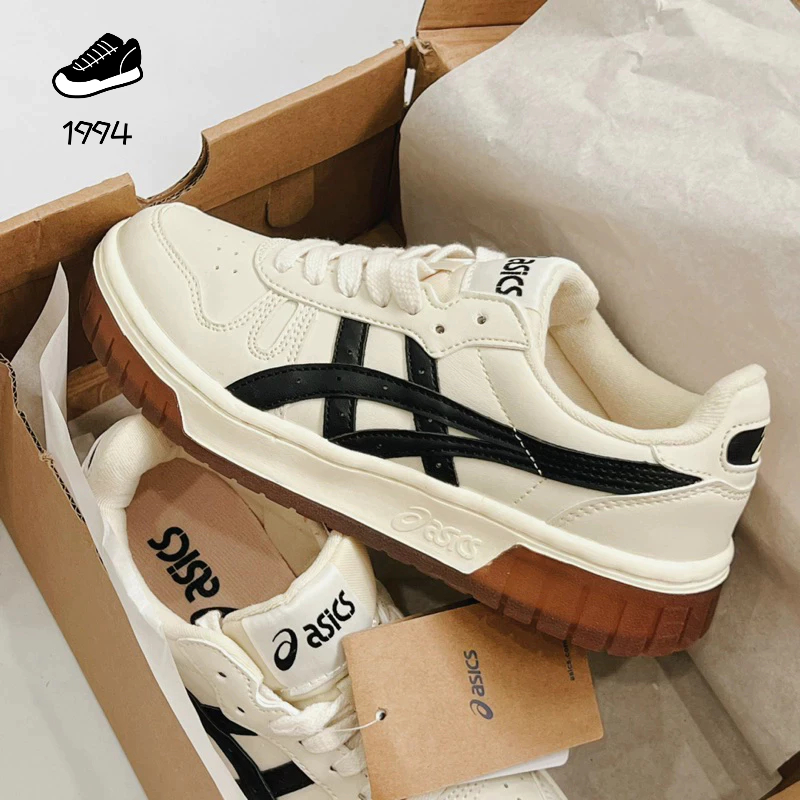 Giày Asics Court MZ Cream Black Gum_Giày thể thao phong cách cổ điển hot 2024