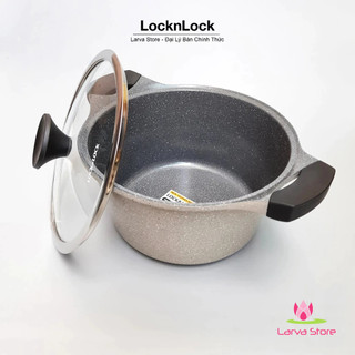 Nồi Đá Lock&Lock Stone LCA6244D 24cm Lòng Chống Dính Siêu Bền Đáy Từ - Larva Store