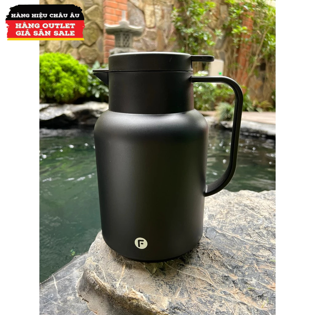 Bình Nước Giữ Nhiệt Nóng Lạnh 1.5L Giữ Nhiệt 48h Bình Đựng Nước Để Bàn Tay Câm Gia Đình Quà Tặng