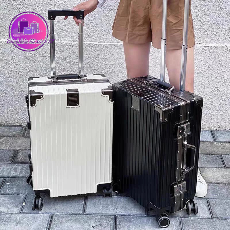 Vali khung nhôm khoá sập 2 khoá mật mã xịn sz 20” và 24”