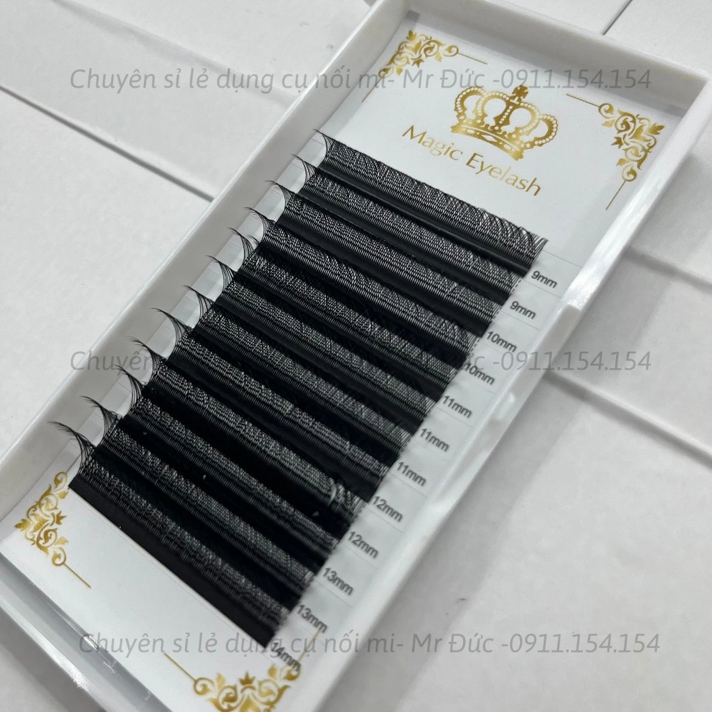 mi YY mix size 9-14mm-Độ cong C-CC-D_không mi con_dễ bắt keo_dụng cụ nối mi_Mr Đức