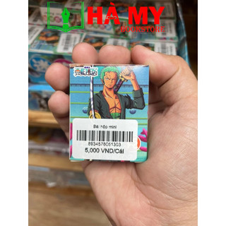 Bộ bài Tây Mini anime One piece nhiều mẫu 54 ảnh khác nhau