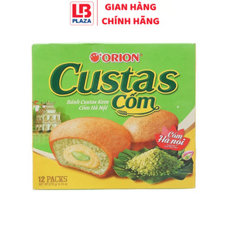 Bánh bông lan kem cốm Custas hộp 276g