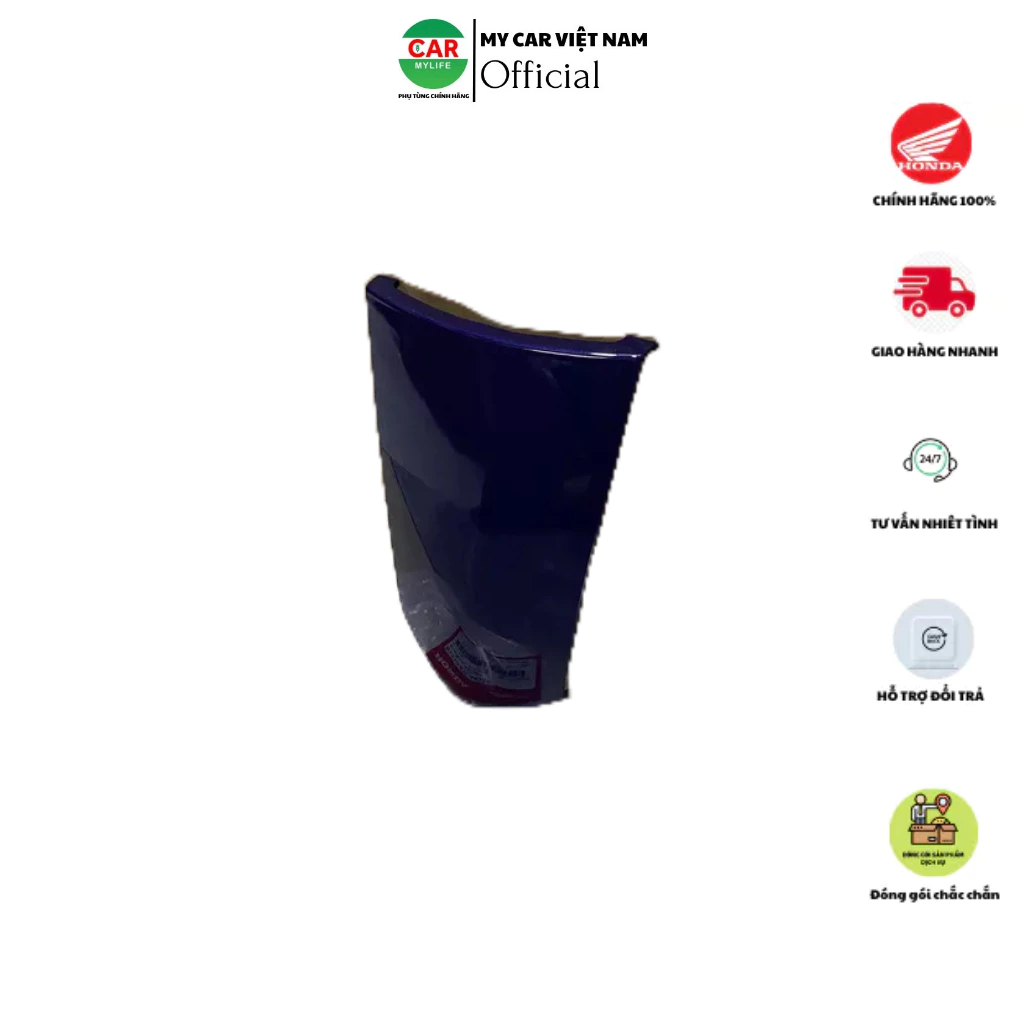Ốp đuôi sau - mui rùa HONDA WAVE S100, RS100 REPSOL màu Xanh.