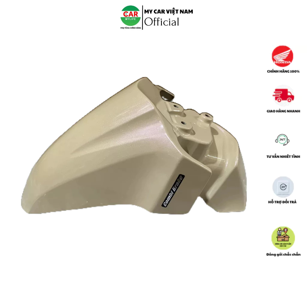 Bộ chắn bùn trước - dè trước HONDA LEAD125 năm 2013-2015-2016-2017 màu Vàng nhạt. 61200K12900ZC