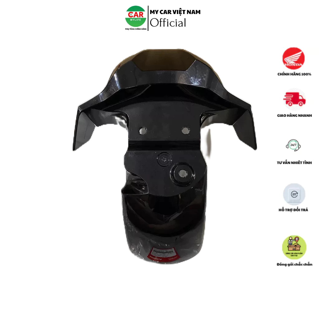 Bộ chắn bùn trước - dè trước HONDA LEAD125 năm 2018-2019 màu Đen bóng. 61200K12V20ZA