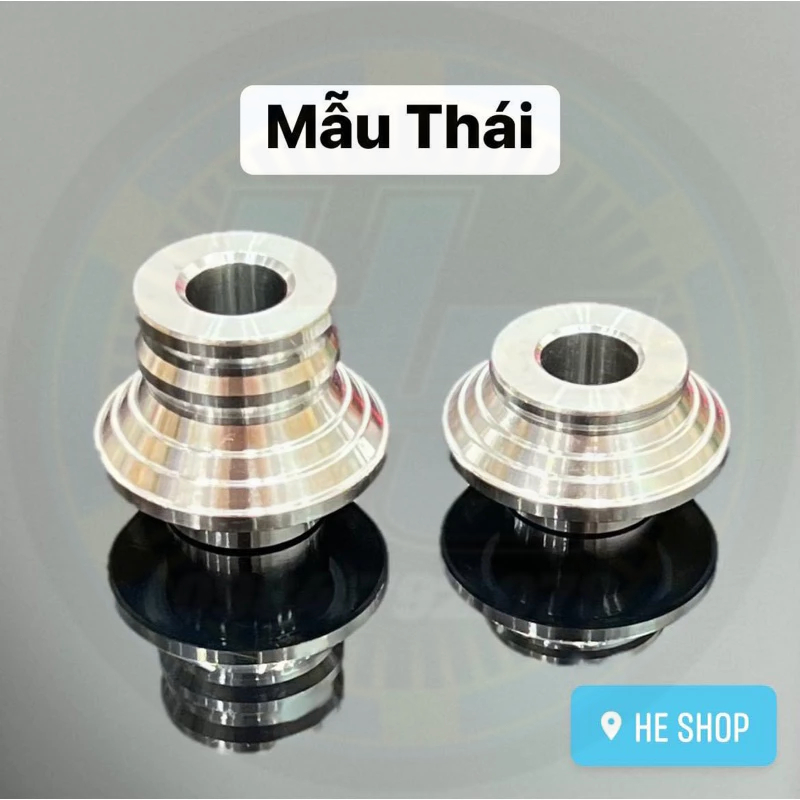 Cặp Canh Bánh Trước Inox 304 Vario/AB Xài Phốt Như Zin