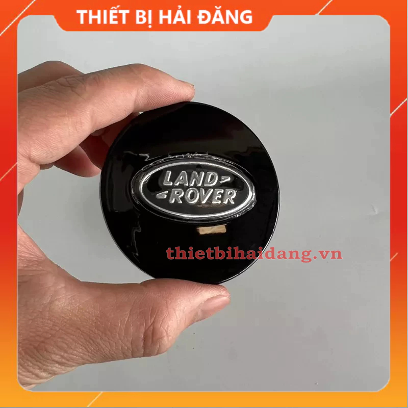 Logo chụp mâm, ốp vành  bánh xe ô tô Land Rover, đường kính 62mm