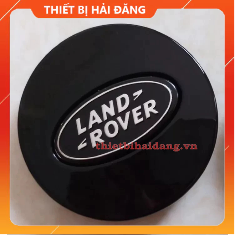 Logo chụp mâm, ốp vành  bánh xe ô tô Land Rover, đường kính 62mm