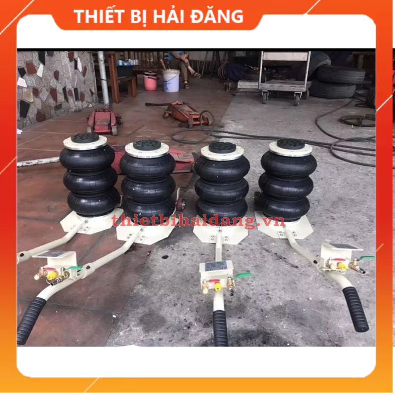 Kích bóng hơi 3 tấn, Con đội khí nén 3 bóng