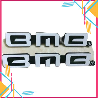 Tem logo thùng loa BMB nhựa dán thùng loa  : 2 chiếc