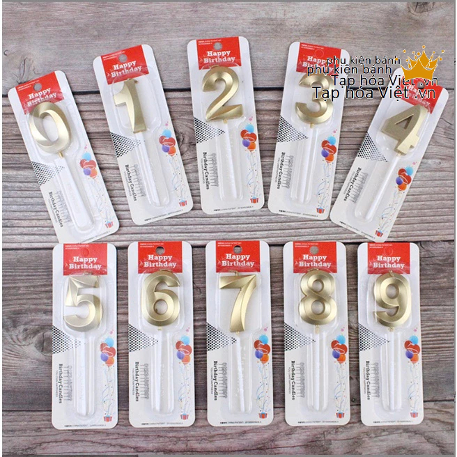 Đèn cầy nhũ , nến nhũ trang trí bánh sinh nhật, bánh kem