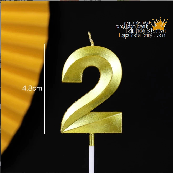 Đèn cầy nhũ , nến nhũ trang trí bánh sinh nhật, bánh kem