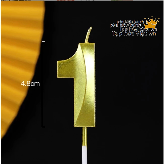 Đèn cầy nhũ , nến nhũ trang trí bánh sinh nhật, bánh kem