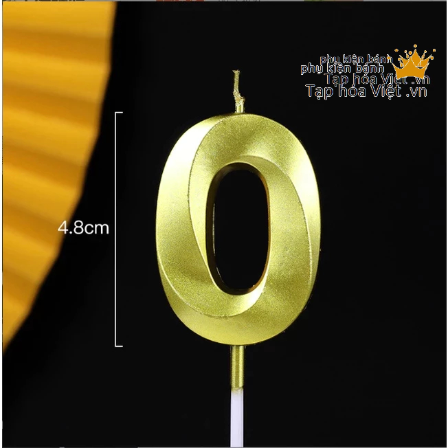 Đèn cầy nhũ , nến nhũ trang trí bánh sinh nhật, bánh kem