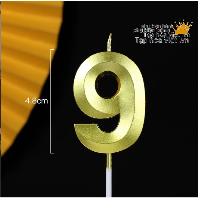 Đèn cầy nhũ , nến nhũ trang trí bánh sinh nhật, bánh kem