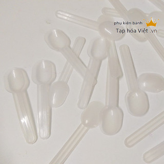 (Thìa Sữa Chua) Túi 2kg Thìa Nhựa ăn bánh kem, thìa nhựa ăn bánh sinh nhật
