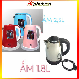 ( XÃ HÀNG) ẤM ĐUN SIÊU TỐC QUATEST, BÌNH ĐUN SIÊU TỐC 2 LỚP INOX KHÔNG RỈ CÓ CẦU CHÌ ĐOẢN MẠCH, QUÁ TẢI - MrPhukien