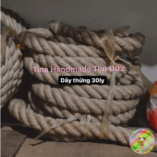 DÂY THỪNG 30LY  - DÂY GAI - DÂY CÓI TRANG TRÍ HANDMADE - DÂY DỪA - DÂY XƠ DỪA - DÂY KÉO CO SIZE 30MM (30 LY)