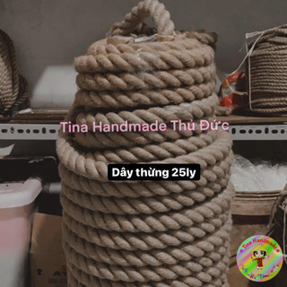 DÂY THỪNG 25LY  - DÂY GAI - DÂY CÓI TRANG TRÍ HANDMADE - DÂY DỪA - DÂY XƠ DỪA - DÂY KÉO CO