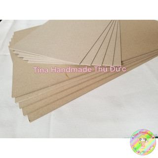 Carton lạnh khổ A4 - Bìa cứng - Giây bồi - Làm bìa sổ tay - album scrafbook - Bìa Kraf - Hard Grey Cardboard Sheets