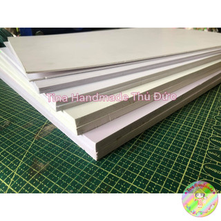 A3 (30*420cm) Giấy bìa mô hình Kiến Trúc - foamex - fomex - PVC làm mô hình - Các độ dày 2mm - 3mm - 5mm - 8mm - 10mm