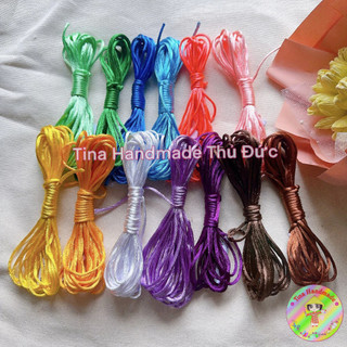 Dây tim làm vòng tay - dây làm đồ handmade size 2.5mm - dây thắt vòng - dây thắt hình - dây nhiều màu
