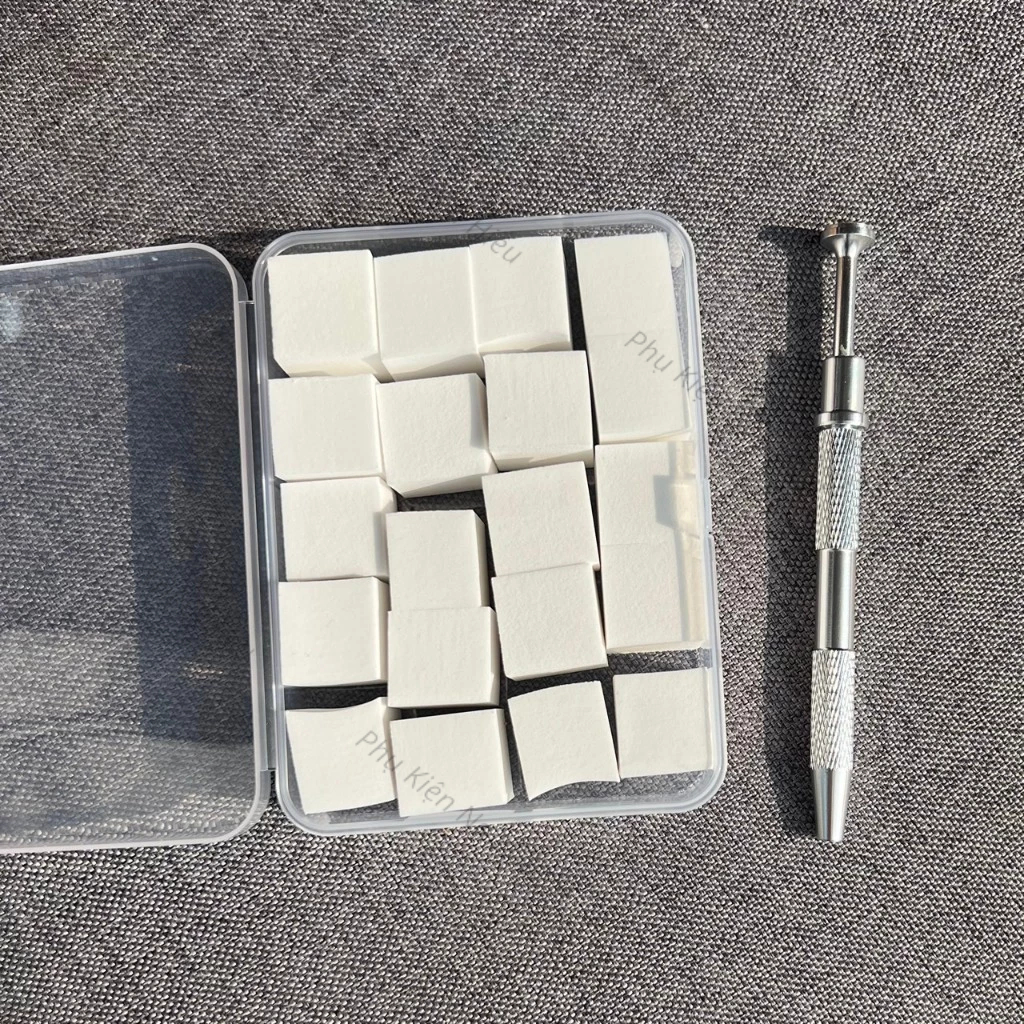 Mút bông dặm ombre nail chuyên dụng - Set 20 cái 1 hộp