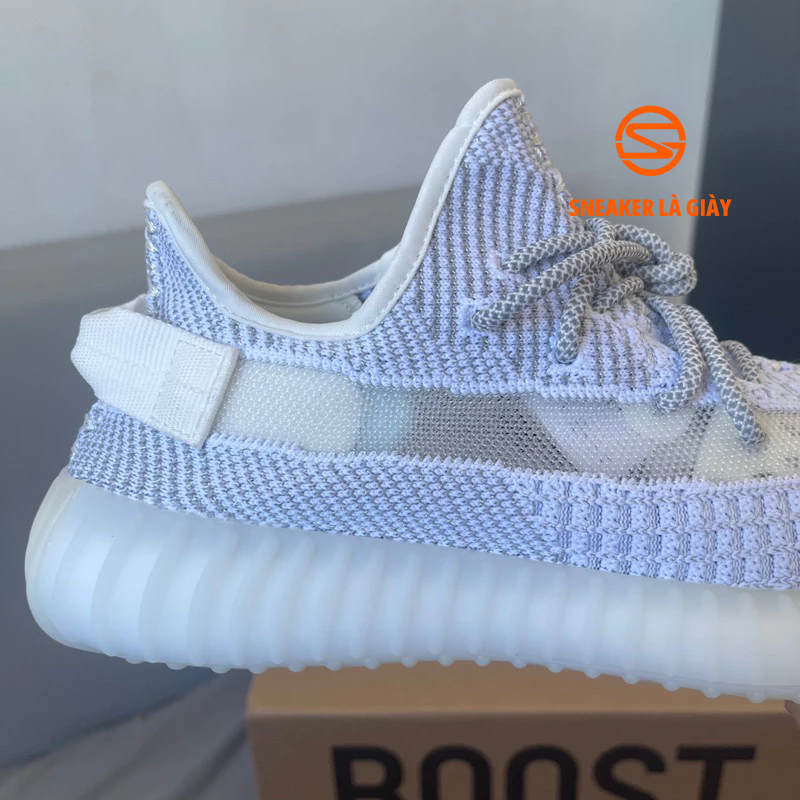 Giày sneaker Yz 350 v2 Static White - BẢN CAO CẤP Boost nén | Fullbox