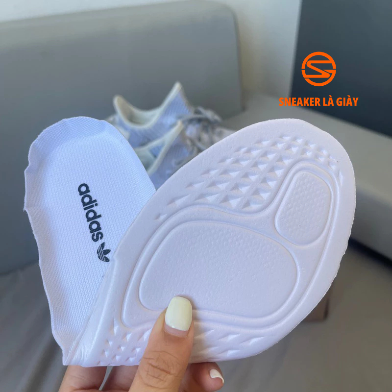Giày sneaker Yz 350 v2 Static White - BẢN CAO CẤP Boost nén | Fullbox