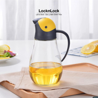 Bình Thủy Tinh Rót Dầu Lock&Lock CKO201 550ml (bình đựng dầu ăn, nước chấm, giấm, xì dầu...) - Larva Store