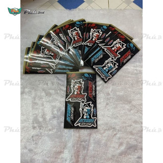 [RẺ ĐẸP BỀN] Set tem logo khỉ King Drag 9x18cm dán xe, decal 3 lớp cao cấp, chống nước,không bay màu