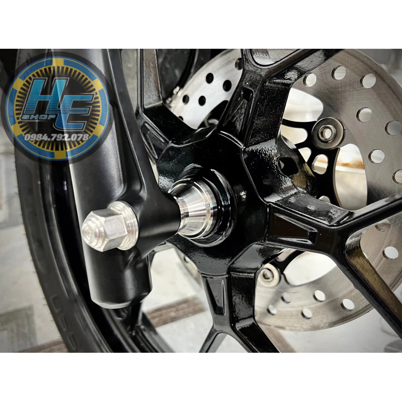 Cặp Canh Bánh Trước Inox 304 Vario/AB Xài Phốt Như Zin