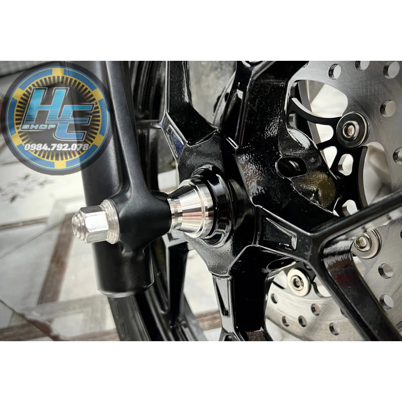 Cặp Canh Bánh Trước Inox 304 Vario/AB Xài Phốt Như Zin