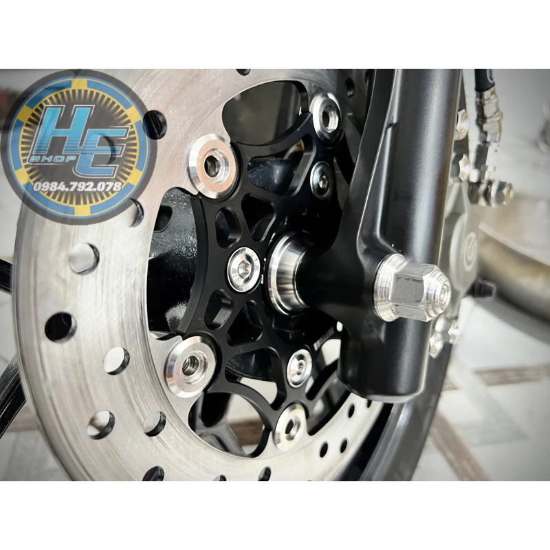 Cặp Canh Bánh Trước Inox 304 Vario/AB Xài Phốt Như Zin
