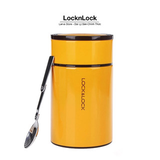 Bình đựng thức ăn giữ nhiệt Lock&Lock 750ml LHC8022ORG màu cam - Larva Store