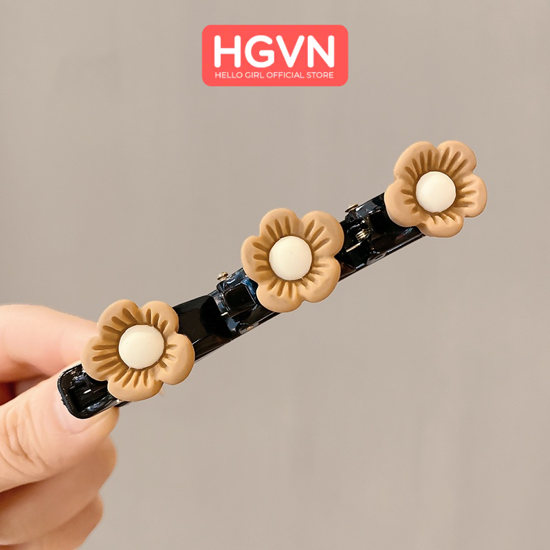 Kẹp Tóc Hình Gấu Cà Phê HGVN Dễ Thương Phong Cách Hàn Xẻng Cho Bé Gái #53