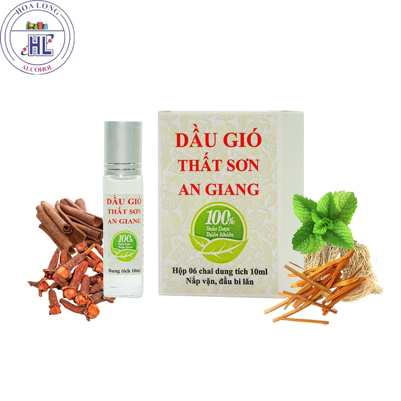 Combo Hộp 6 chai Dầu Viêm Xoang THẤT SƠN AN GIANG | Chai 10ml | Viêm xoang, nghẹt mũi, đau đầu,... Hỏa Long Group