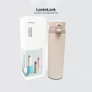 Bình giữ nhiệt Lock&Lock Wannabe One Touch LHC3240 GRY 450ml Inox316 cao cấp - xám