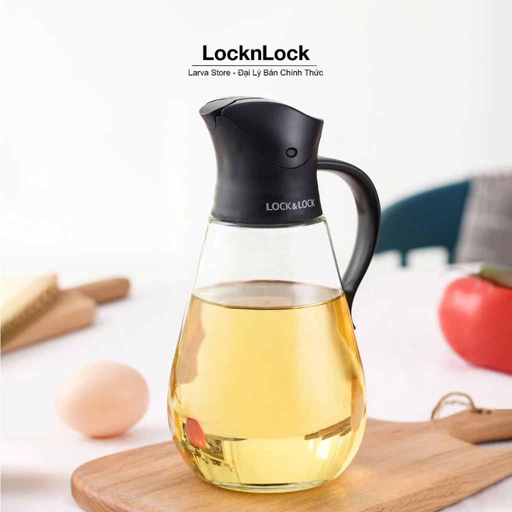 Bình Thủy Tinh Rót Dầu Lock&Lock CKO101 550ml - Larva Store