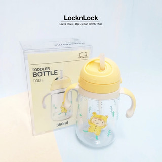 Bình Nước Có Ống Hút Lock&Lock Nhựa Tritan Cực An Toàn ABF681 350ml Kèm Dây Đeo - Larva Store