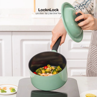 Nồi Decor Lock&Lock Lòng Phủ Chống Dính LDE1181IH 18cm (Đáy Từ) 1 Tay Cầm - Larva Store