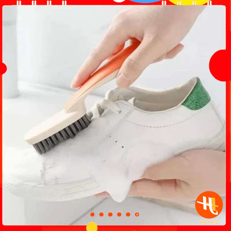 Bàn chải cán dài cọ giày, chà sàn phối màu bền đẹp, tiện lợi -Tht