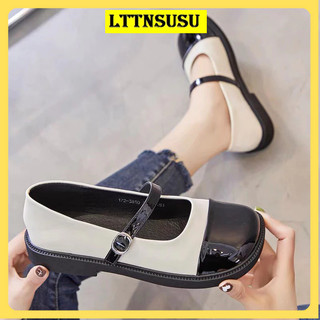 Giày bup bê nữ FREE SHIP, giày oxford mũi vuông da bóng siêu đẹp mã 28