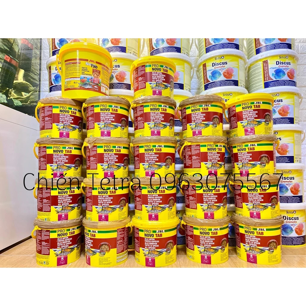 JBL Pro NOVOTAB - Thức ăn cho cá cảnh viên dính mặt kính phiên bản nâng cấp từ JBL NOVOTAB