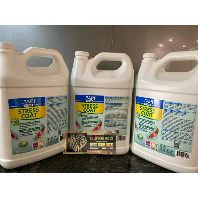 Thảo dược STRESS COAT POND Giảm Stress, Xử Lý Nước, Khử Clo Cho Bể Cá Cảnh )