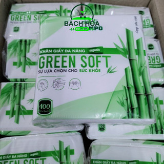 Bịch 100 tờ khăn giấy ăn, mềm mịn dai . giấy loại 1