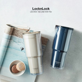 Ly Nhựa 2 lớp LocknLock Double Wall Cold Cup HAP502 900ml - Larva Store