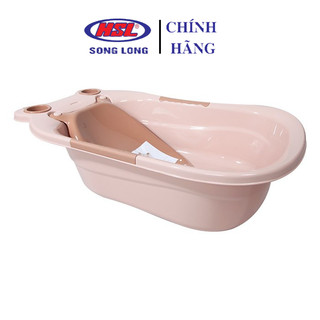 Chậu tắm song long ohana cho bé có giá đỡ